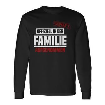 Official Son-In-Law In The Family Langarmshirts - Geschenkecke