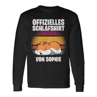 Official Sophie Sleep Personalised S Langarmshirts - Geschenkecke