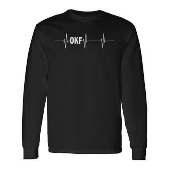 Okf Heartbeat Location Control Langarmshirts - Geschenkecke