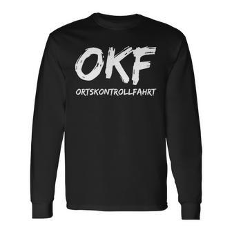 Okf Ortskontrollfahrt Minimalist Langarmshirts - Geschenkecke