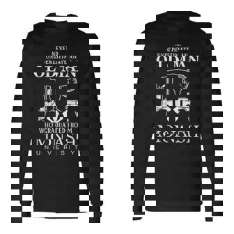 An Old Man Who Graduated From Monash University Long Sleeve T-Shirt | Mazezy