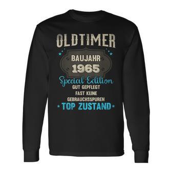 Oldtimer Baujahr 1965 58Th Birthday Langarmshirts - Geschenkecke