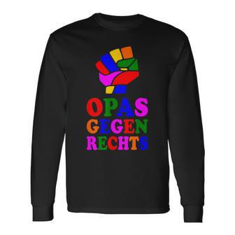 Opas Gegen Rechts Langarmshirts - Geschenkecke