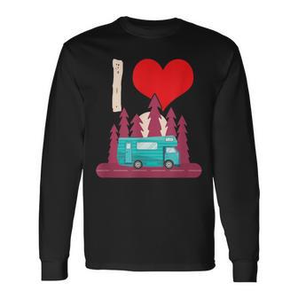 Outdoor-Mann Camp Autocaravana Camper I Love Campingan Camiseta de manga larga - Regaloses