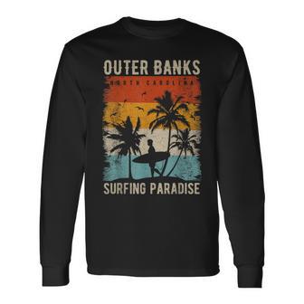 Outer Banks North Carolina Usa Surf S Langarmshirts - Geschenkecke