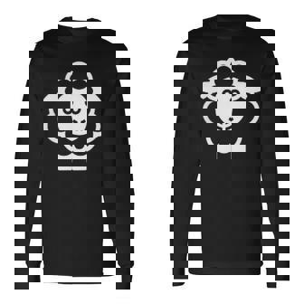 Ovejita Lindos Animales Simples Y Minimalistas Oveja Camiseta de manga larga - Regaloses