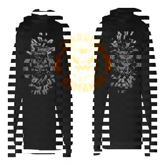 Owl Guardian Spirit Animal Owl Guardian `Aumakua Hawaiian Long Sleeve T-Shirt - Monsterry