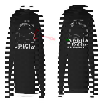 Paciencia At 1 Regalo Divertido Cumpleaños Pijama Parejas Camiseta de manga larga - Regaloses