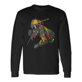 Paintball Rifle Paintball Player Paintball S Langarmshirts - Geschenkecke