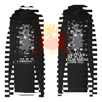Hispanic Thanksgiving Turkey Fall Mexican Thanksgiving Long Sleeve T-Shirt - Monsterry
