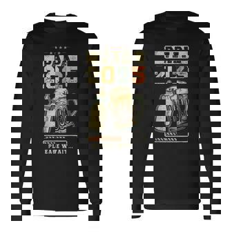 Papa 2025 Revelación Del Embarazo Futuro Papá Futuro Camiseta de manga larga - Regaloses