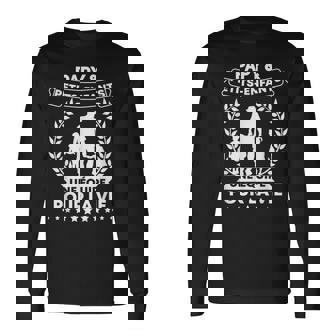 Papy Et Petits-Enfants Look De Partenaire Cadeau T-shirt à manches longues - Cadeauxyz