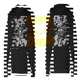 Pasta Diem Pasta Party Long Sleeve T-Shirt - Monsterry