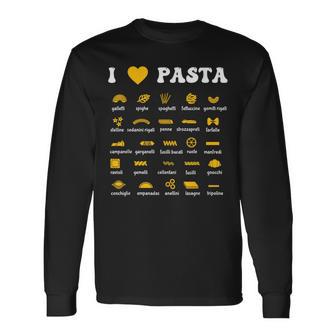 Pastaarieties Spaghetti Noodles Italy Pasta S Langarmshirts - Geschenkecke