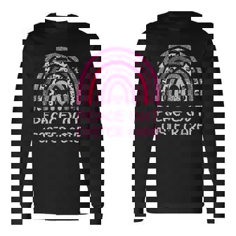 Peace Out Foster Care Adoption Gotcha Day 2023 Long Sleeve T-Shirt - Monsterry