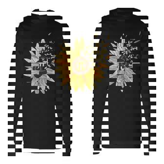 Pi Day Girasol 314 Pi Número Símbolo Matemáticas Amante Ciencia Camiseta de manga larga - Regaloses