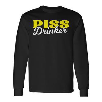 Piss Drinker Naughty Bdsm Urine Fetish Langarmshirts - Geschenkecke