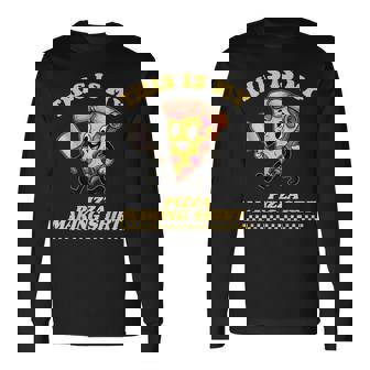 Pizza Maker This Is My Pizza Making Shirt Pizza Chef Making Small Long Sleeve T-Shirt - Monsterry