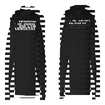 Me Pongo Nervioso Con Las Latinas Me Encantan Las Latinas Latina Camiseta de manga larga - Regaloses