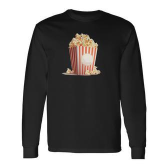 Popcorn Food For Cinema And Popcorn Machine Lovers Langarmshirts - Geschenkecke