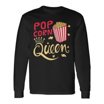 Popcorn Snack Cinema Sweet Salty Popcorn Langarmshirts - Geschenkecke