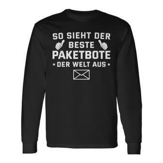 Postman Bester Paketbote Der Welt German Langarmshirts - Geschenkecke