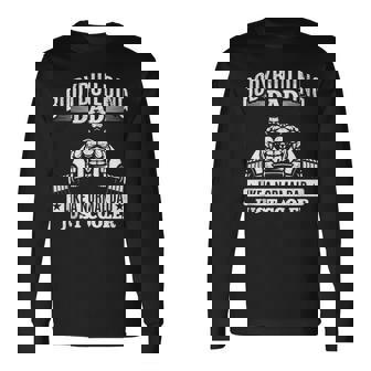 Powerlifting Daddy Entrenamiento Fitness Gimnasio Culturismo Papá Sin Mangas Camiseta de manga larga - Regaloses