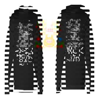 Pre-Kindergarten Squad Teacher Student Reindeer Christmas Long Sleeve T-Shirt - Monsterry