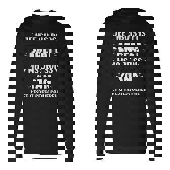 Prénom Je Ne Suis Pas Parfait Mais Je Suis Yann T-shirt à manches longues - Cadeauxyz