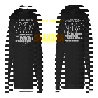 Proud Army Grandma Patriotic Pride Military Grandmother Long Sleeve T-Shirt - Monsterry