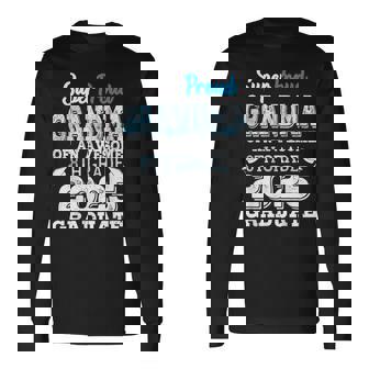 Proud GRANDMA Of A 8th Grade Graduate 2025 Elementary Long Sleeve T-Shirt - Monsterry