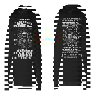 Proud Niece Of A Korean War Veteran Military Vet's Family Long Sleeve T-Shirt - Monsterry