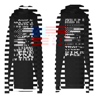 Proud Niece Vietnam War Veteran For Matching Uncle Vet Long Sleeve T-Shirt - Monsterry
