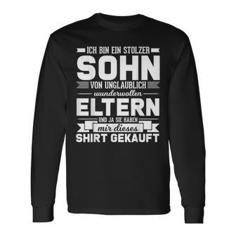 Proud Son Of Fantastic Parents Langarmshirts - Geschenkecke