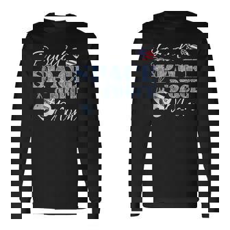 Proud Space Force Mom Military Mom Space Force T-Shirt Long Sleeve T-Shirt - Monsterry