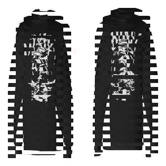 Provocative And Expressive Rebellious Fashion Unholy Long Sleeve T-Shirt - Seseable