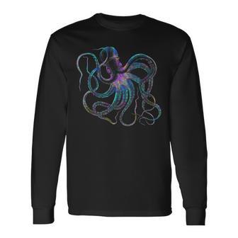 Psychedelic Octopus Octopus Langarmshirts - Geschenkecke