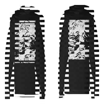 Queer Men Kissing Gay Love Homoerotic Comic Book Panel Long Sleeve T-Shirt - Monsterry