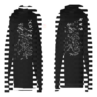 Rana Animal Arte Gráfico Rana Camiseta de manga larga - Regaloses