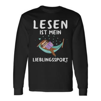 Reading Books Chain Reader Bookworm Book Lovers Saying Langarmshirts - Geschenkecke