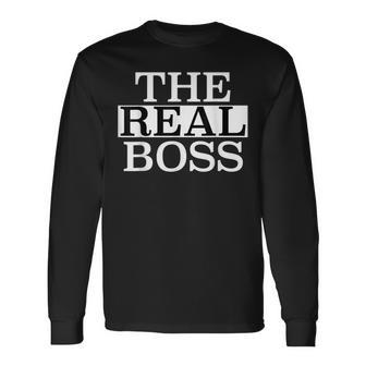 The Real Boss Langarmshirts - Geschenkecke