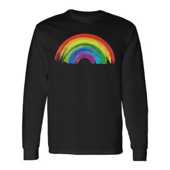 Regenbogen Damen Herren Kinder Regenbogen Kostüm Langarmshirts - Geschenkecke