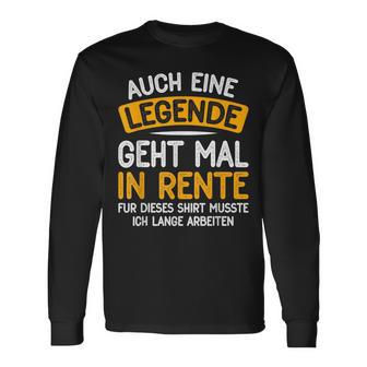 Retirement 2024 Retirement Pension Decoration Retirees 2023 Langarmshirts - Geschenkecke