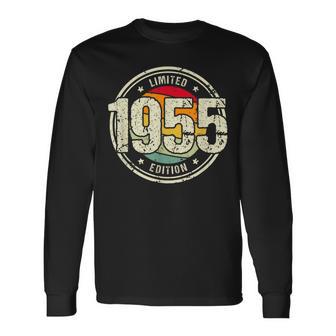 Retro 66 Yearsintage 1955 Limited Edition 66Th Birthday Langarmshirts - Geschenkecke