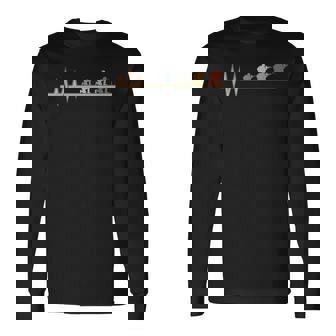 Retro Airsoft Armas Metralleta Rifle Squadintage Airsoft Camiseta de manga larga - Regaloses