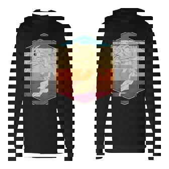Retro Ajolote Camiseta de manga larga - Regaloses