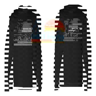 Retro Gulf Of Usa America Est 2025 Long Sleeve T-Shirt - Thegiftio