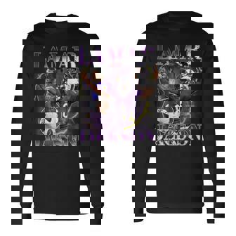 Retro Lamar Jacks0n Vintage 90S Graphic Long Sleeve T-Shirt | Mazezy