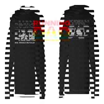 Retro Running Dad Apparel Marathon Long Sleeve T-Shirt | Seseable UK