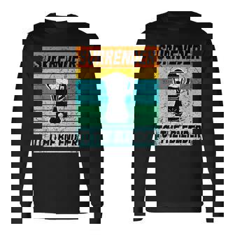 Retro Smoothie Surrender To The Blender Vegetable Smoothie Long Sleeve T-Shirt - Monsterry